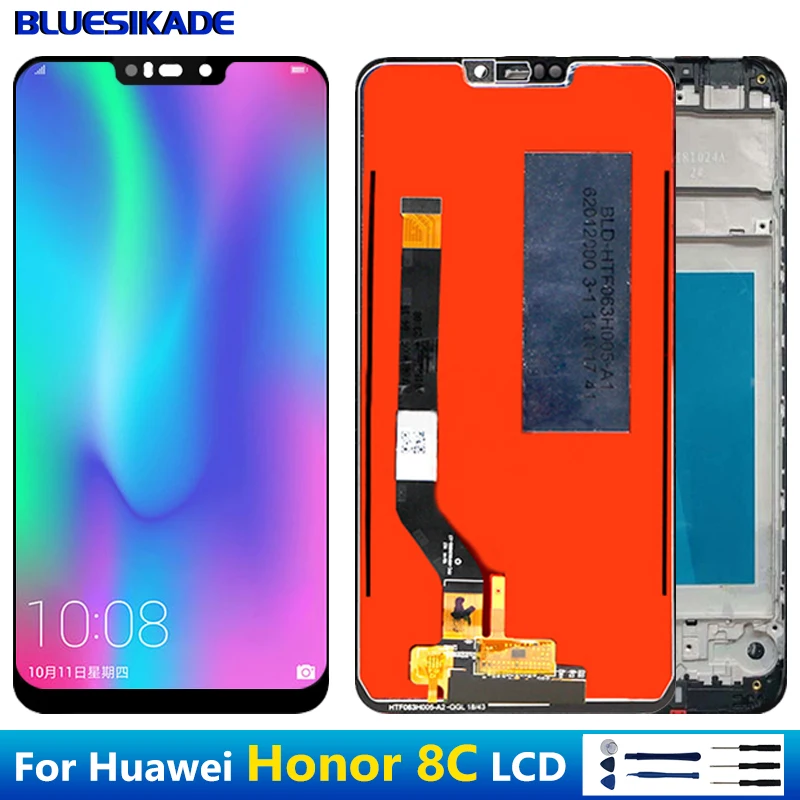 

6.26" For Huawei Honor 8C LCD Display BKK-LX2 BKK-LX1 Touch Screen BKK-TL00 Digitizer BKK-L21 BKK-AL00 Replacement Parts