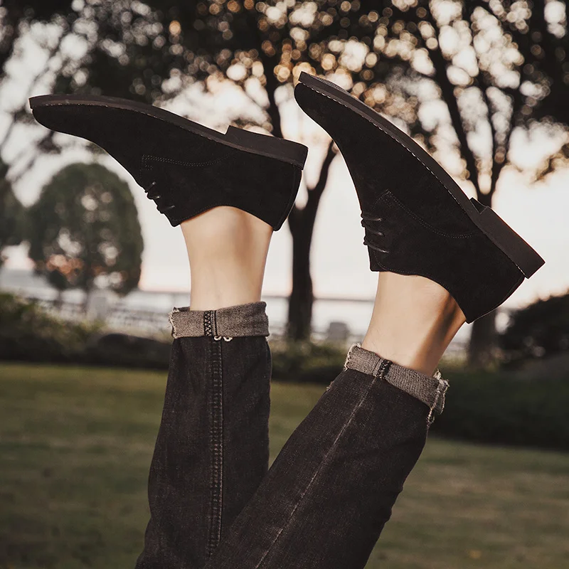 Мужские кожаные туфли-оксфорды на весну-осень | Обувь