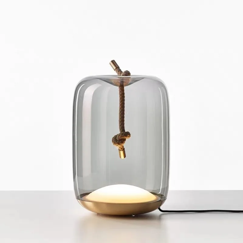 

Modern Italy Melt Glass Table Lamps Living Room Bedroom Bedside Modern Lamps Warm Led Wedding Lava Lamp Decor Lights Fixtures