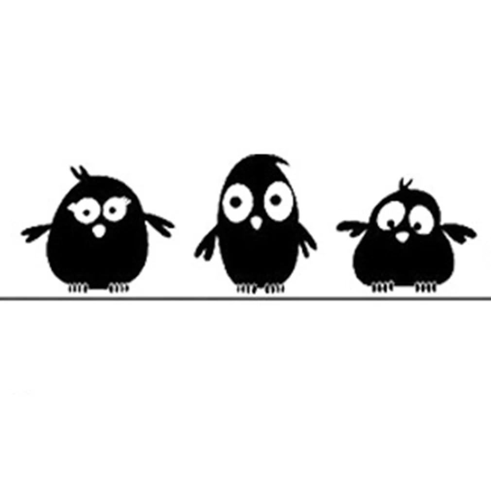 Резные наклейки с дизайном Птицы кондиционер стикер стены личности для гостиной