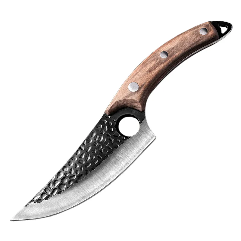 

New Handmade Stainless Steel Kitchen Chef Boning Knife Fishing Knife Meat Cleaver Outdoor Camping Cooking Cutter Butcher Knife