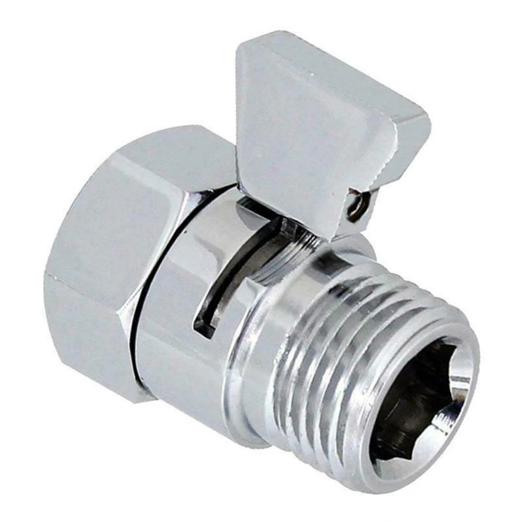 

With gasket Shut Off Valve Silver Brass Head Diverter Valve Accessories