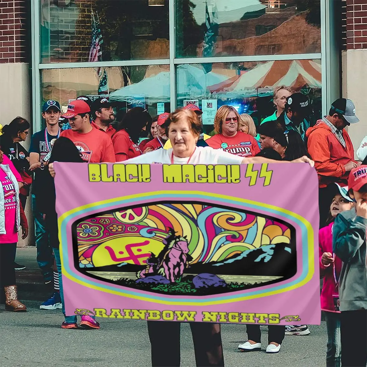 

Black Magick Ss 271 Pride Flag Printed Gift Banner Home Outdoor France Colombia Halloween Flag Of Russia