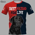 Футболка унисекс, с принтом собаки Лабрадора, лучшего друга, летняя, с коротким рукавом, 2021