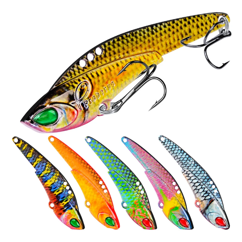

Holographic 3D Eyes Fishing VIB Metal Pencil Lure Sinking Crankbait Lures Fishing Tackle Pesca Bait for Trout Bass Fishing Lures
