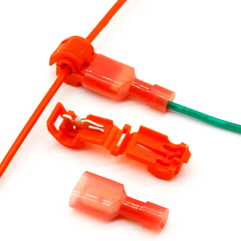 20 шт. = 10 компл. L12 красный т тип быстрого сращивания обжимной клеммный провод