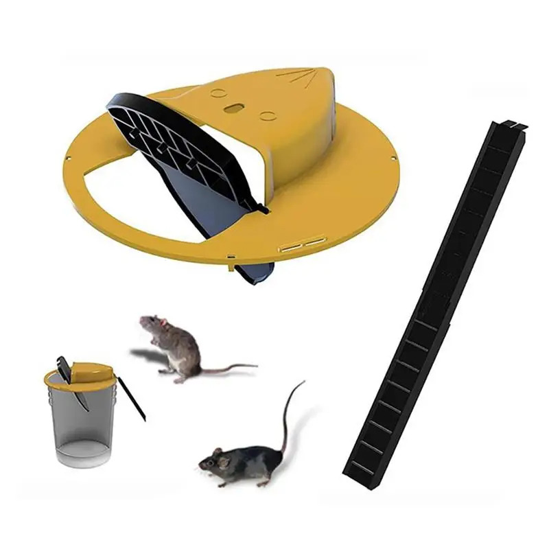 

Многоразовая умная мышь, крыса, ловушка, Пластиковая Складная крышка ведра, мышь, ловушка для мыши, гуманная или смертоносная ловушка, дверн...