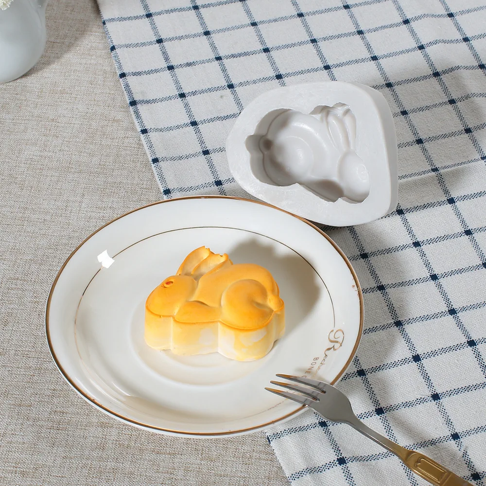 Familysky Кролик Форма помадка силиконовые формы кружева Embosser форма Печать Фондант