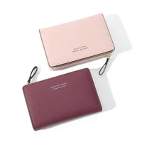 popular cross womens wallet short korean wallet student multi card buckle zipper wallet ladies