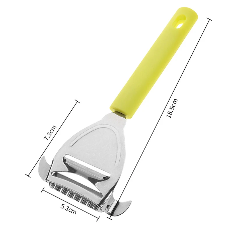 Plastic handle Кухонные инструменты из нержавеющей стали многоцелевой Овощечистка и нож для нарезания соломкой нож для чистки и нарезки соломкой картофель морковь Терка кухонный инструмент - Цвет: Plastic handle