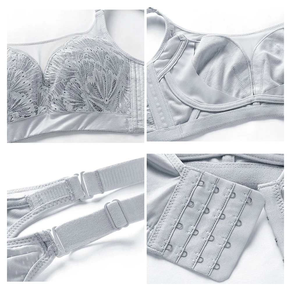 Женский кружевной бюстгальтер без косточек с полным покрытием мягкие чашечки