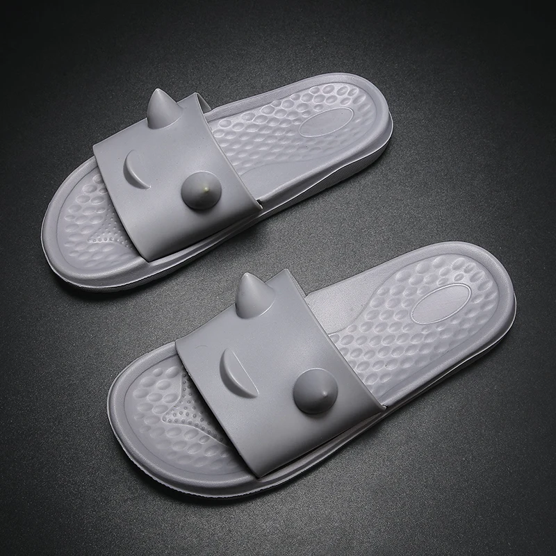 

Summer Men'S Youth Fashion One-Word Slippers Indoor Non-Slip Breathable Casual EVA Flat Shoes Size 40-45 Wholesale