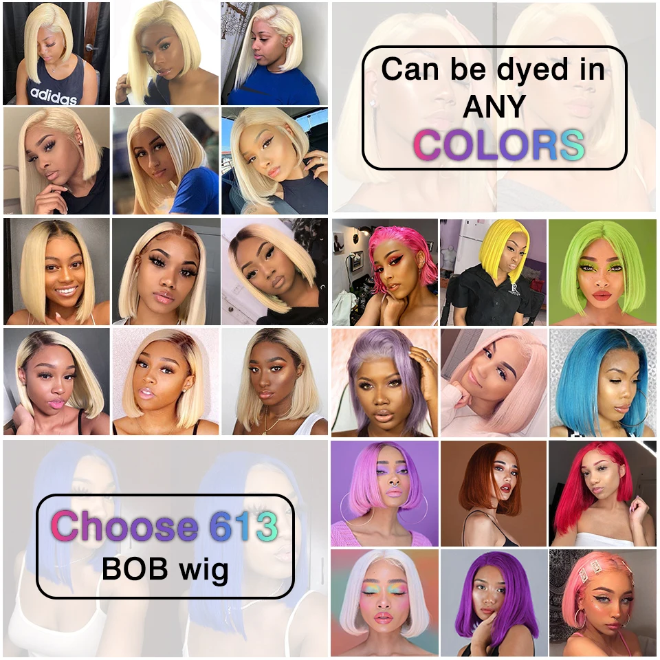 Модели Боба парик Синтетические волосы на кружеве парики из натуральных волос