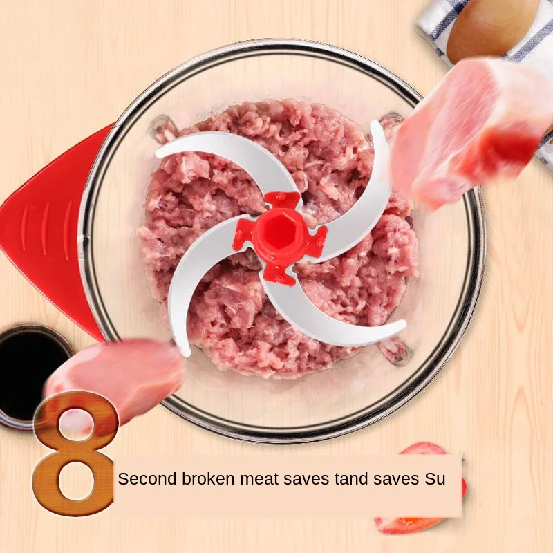 Kitchen Manual Food Processor Mixer Egg Blender Meat Grinder Vegetable Chopper Shredder Stainless Steel Blade Cutter | Бытовая техника