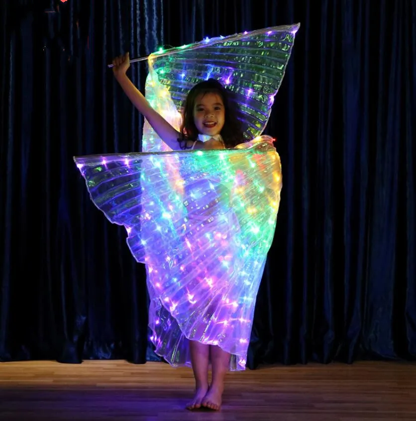 Женский костюм для танца живота светодиодный светильник с разноцветными