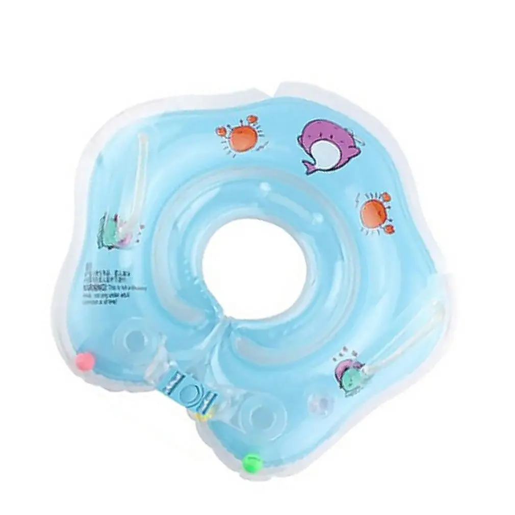 Accesorios de nataci&oacute;n para beb&eacute;s, anillo de cuello, tubo de seguridad infantil, flotador circular para el ba&ntilde;o, flamenco inflable, agua inflable-2