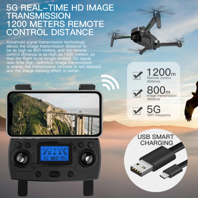 NYR SG906 MAX Pro 2 GPS Дрон с разрешением 4K HD Камера лазерный избегания препятствий