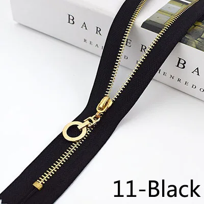 11-Black Meetee 10/20 штук 20/30 см 3# металлическая молния с закрытым концом Автоматическая блокировка язычок молнии голова Декор DIY сумка кошелек швейной по индивидуальному заказу аксессуар - Цвет: 11-Black
