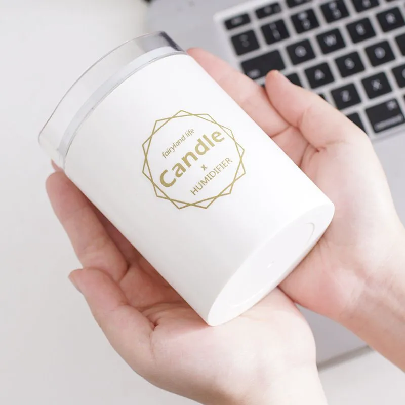 Ультразвуковой увлажнитель воздуха свеча Романтический мягкий светильник USB