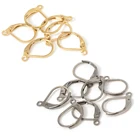 20 шт.лот 16x11 мм D Glyph из нержавеющей стали золотые серьги крючки серьги провода настройки для изготовления ювелирных изделий Diy серьги аксессуары