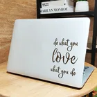Наклейка на ноутбук с цитатой Do You Love, наклейка для Macbook Pro Air Retina 11 12 16 