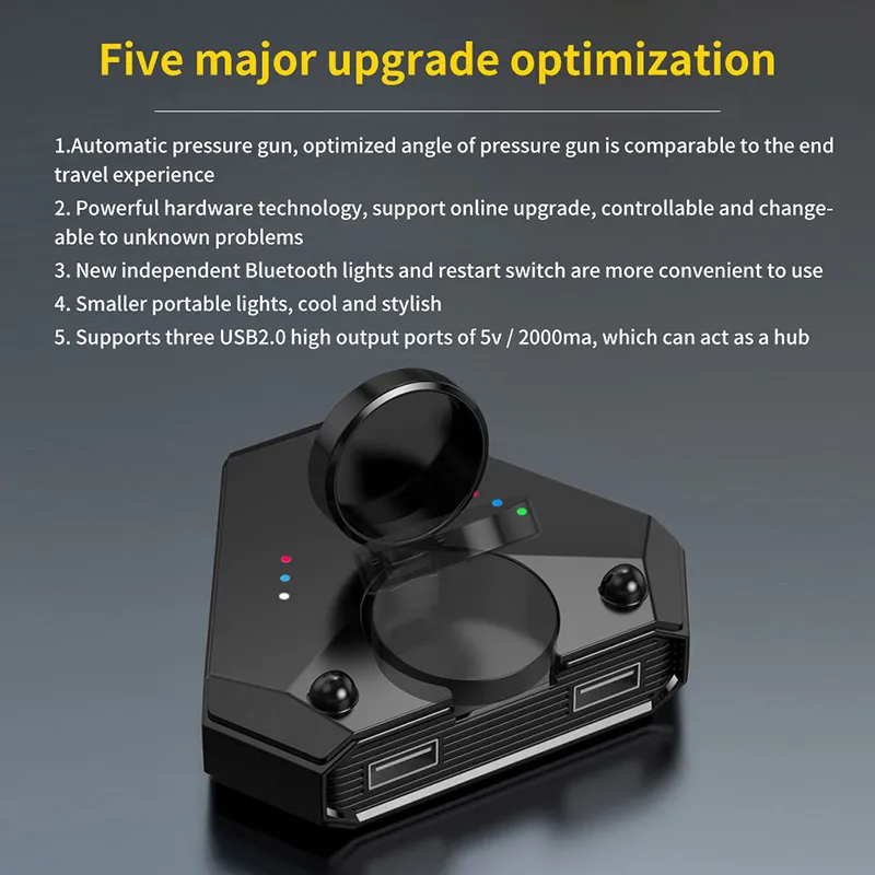 Новый мобильный геймпад клавиатура мышь конвертер адаптер док станция для Android IOS