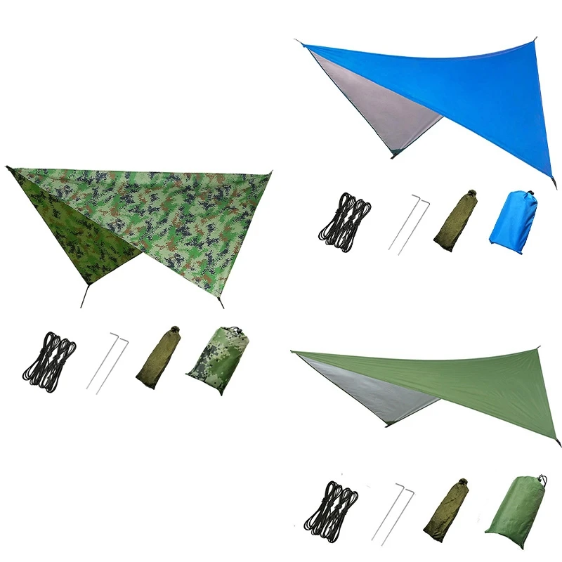 

Водонепроницаемый брезент для кемпинга, гамак с дождем, уличный влагостойкий коврик для пикника, многофункциональная палатка