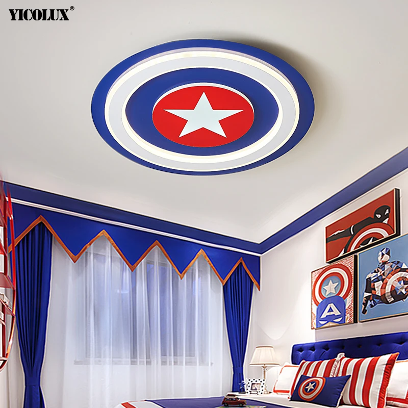 Продажа Круглый креативный современный светодиодный потолочный светильник с регулируемой яркостью, лампы с дистанционным управлением для кабинет...