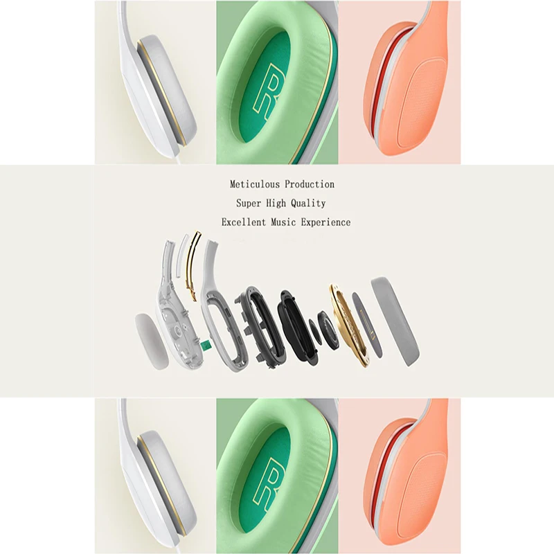 2019 Xiaomi MI наушники простая версия 3 5 мм стерео музыка HiFi Mi гарнитура удобные для