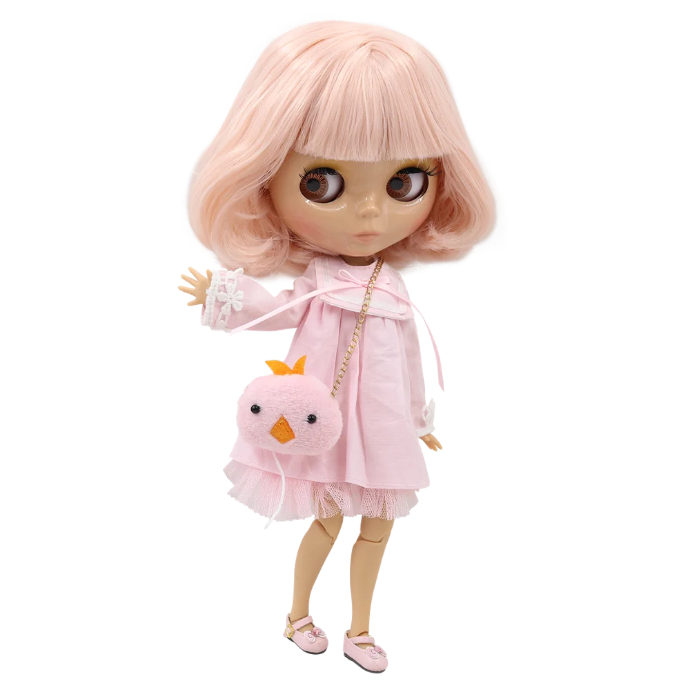Кукла Blyth ICY DBS короткая масляная кукла с короткими волосами и загорелой белой