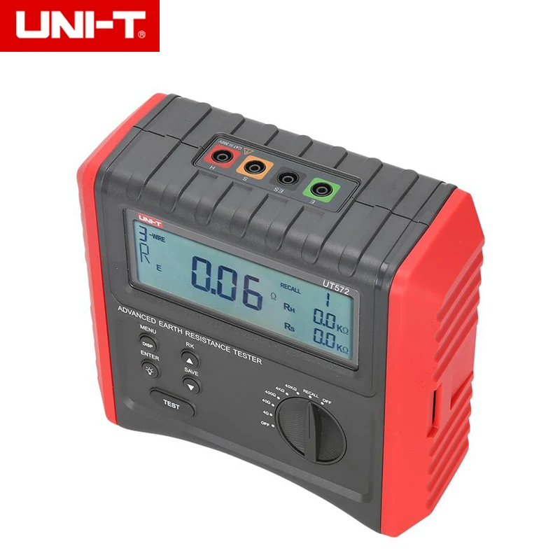 UNI T UT572 умные тестеры сопротивления заземления с индикацией низкого заряда