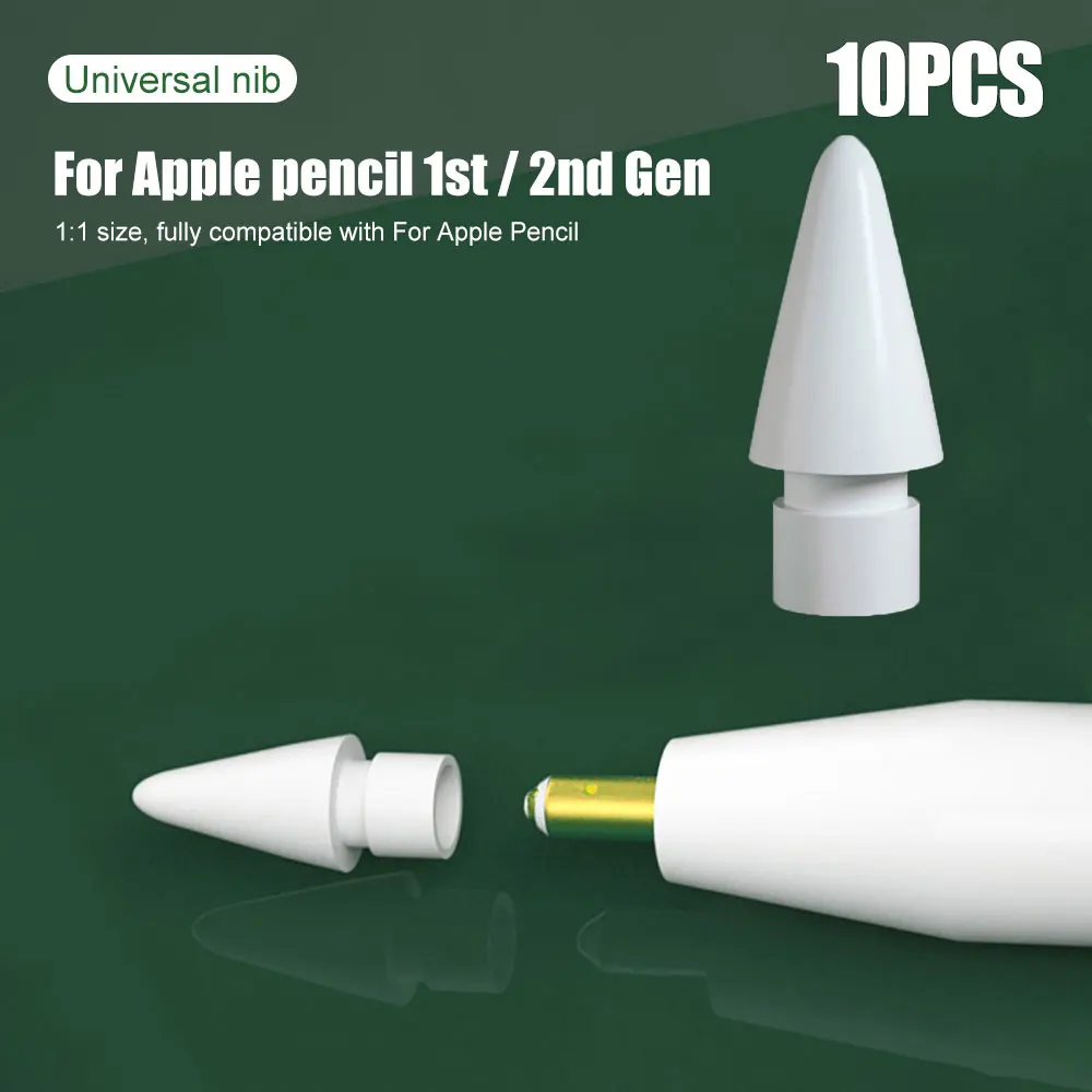 

10 шт. оригинальный Apple Pencil Жало для карандаша от Apple 1st 2nd Generation для карандаша от Apple 1 2 наконечник запасных частей для замены