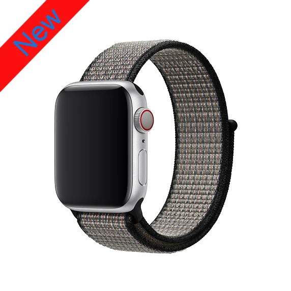 Спортивный нейлоновый ремешок для apple watch 4, apple watch 5, ремешок correa iwatch 44 мм, 40 мм, 38 мм, 42 мм, apple watch series 4, 3, 2, 1 - Цвет ремешка: Desert Sand