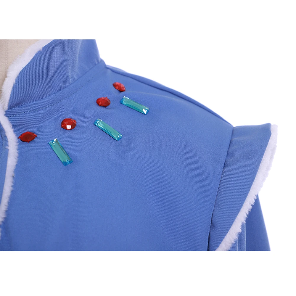 Карнавальный костюм принцессы Анны для взрослых на Хэллоуин женщин белое платье