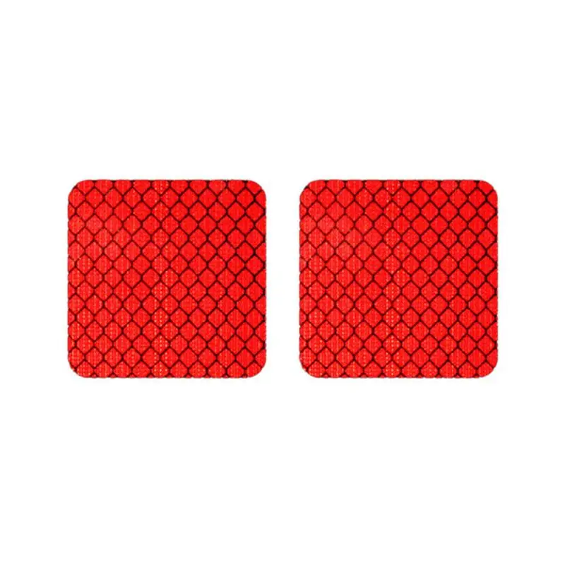 

2Pcs Reflective Car Sticker Safety Warning Strip Tape Auto Motorcycle Bumper Secure Reflector Stickers Decals Car Styling