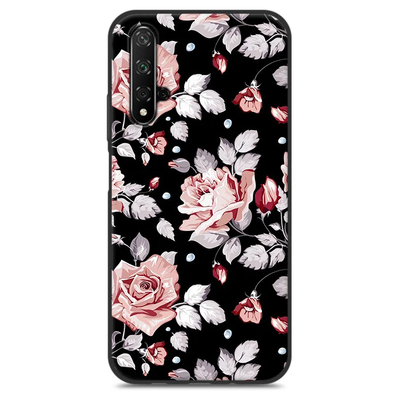 Для huawei Nova 5T чехол 3D рельефная живопись ТПУ Мягкая задняя крышка чехол мультфильм силиконовая защитная оболочка для huawei Nova 5T# KO
