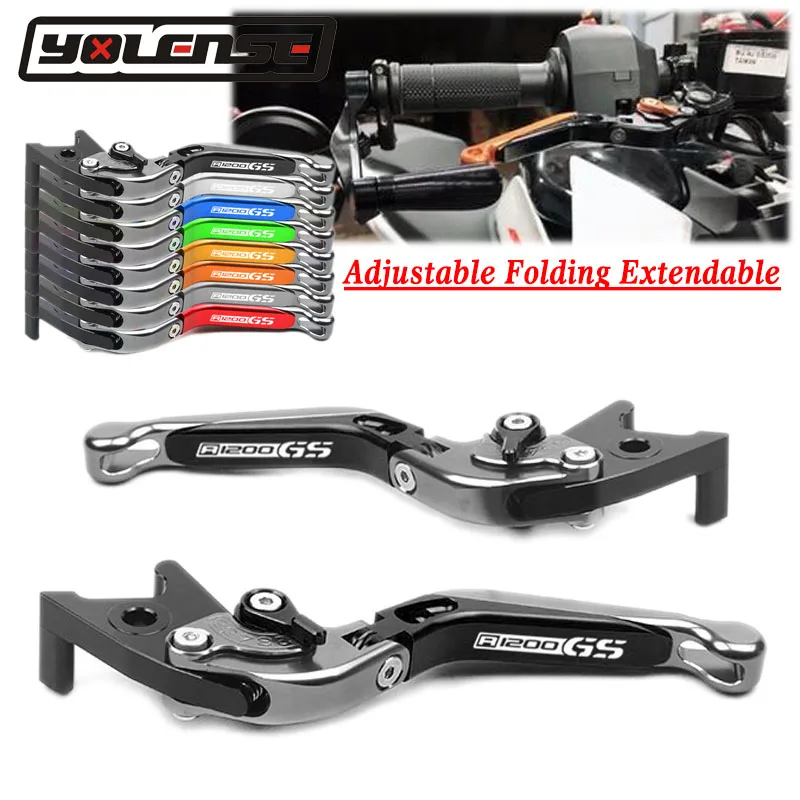 Регулируемые складные выдвижные рычаги тормоза и сцепления для BMW R1200GS/LC 2013 2017 R1200