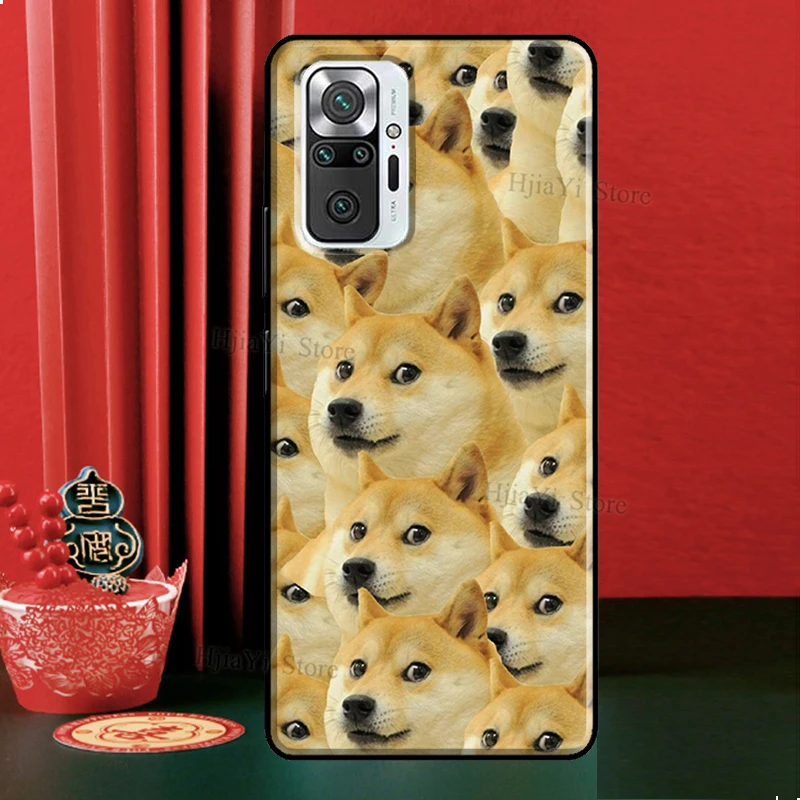 Чехол Doge Meme Kabosu для Xiaomi Redmi Note 12 Pro 11 9 8 10 9S 10S 11S 12S 12C 9C 10A 10C чехол |