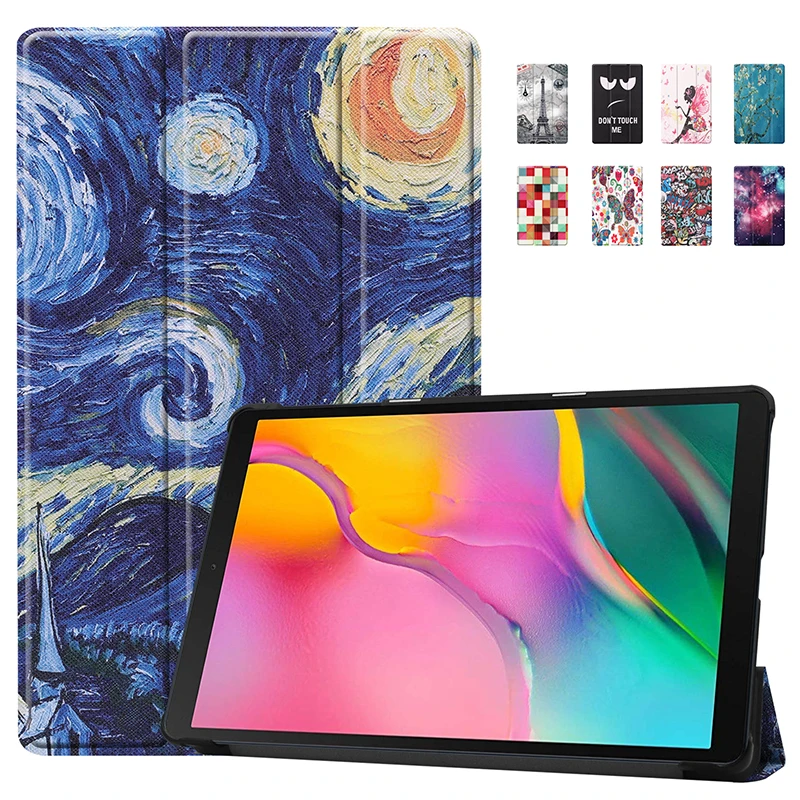 Чехол для Samsung Galaxy Tab A 10 1 2019 Женский умный чехол из искусственной кожи планшета