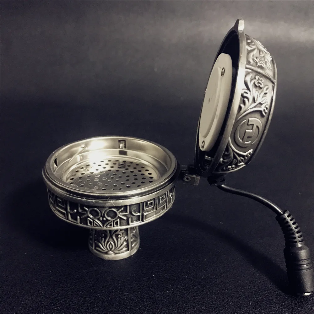 Арабский серебряный металлический кальян специальная электрическая Подставка под котел карбоновая плита Chicha чаша для кальяна аксессуары для трубок