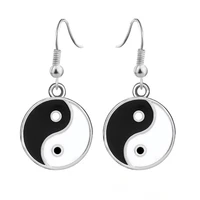 chinese fashion teaching taiji pendant earrings simple retro womens earrings fashion statement jewelry christmas gift