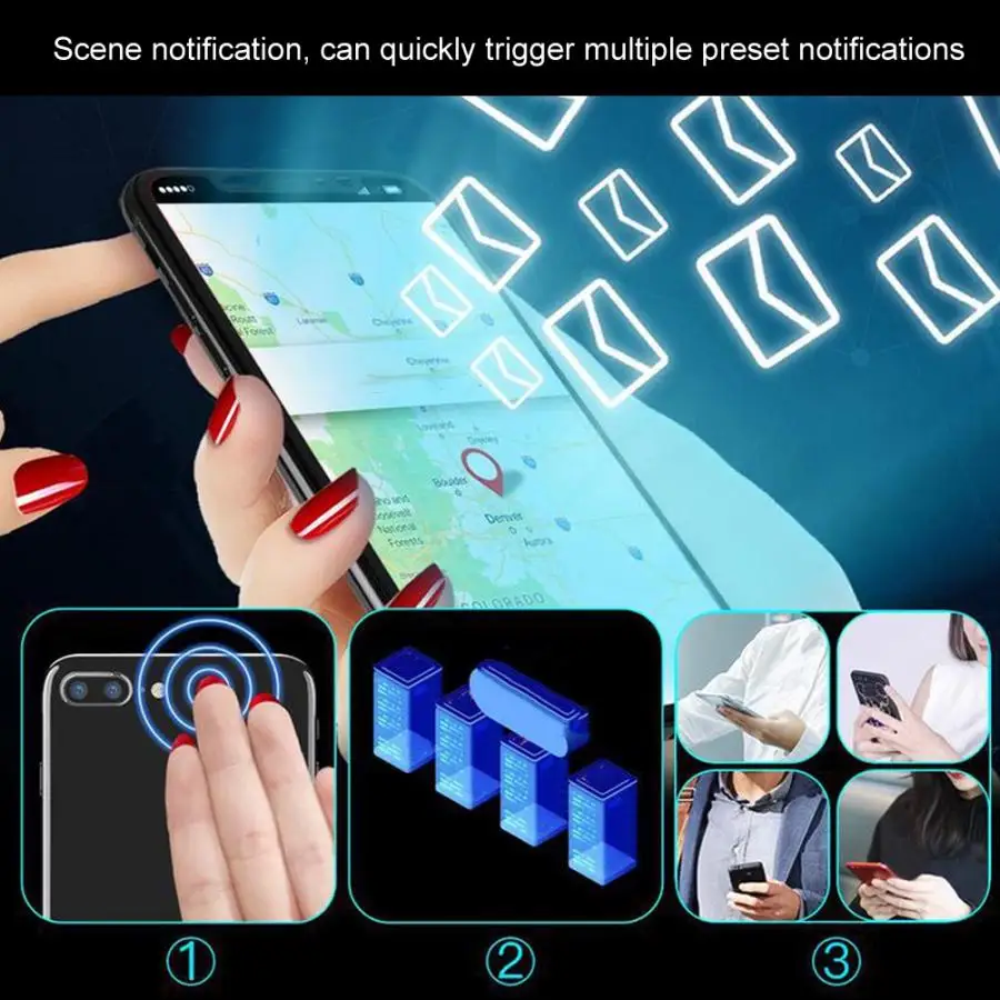 

Smart Nail Chip N3 Smart Nail Chip Soft Skin-Friendly Flexible Smart Nail Sticker Built In Chip Smart Devices Smart Accessories