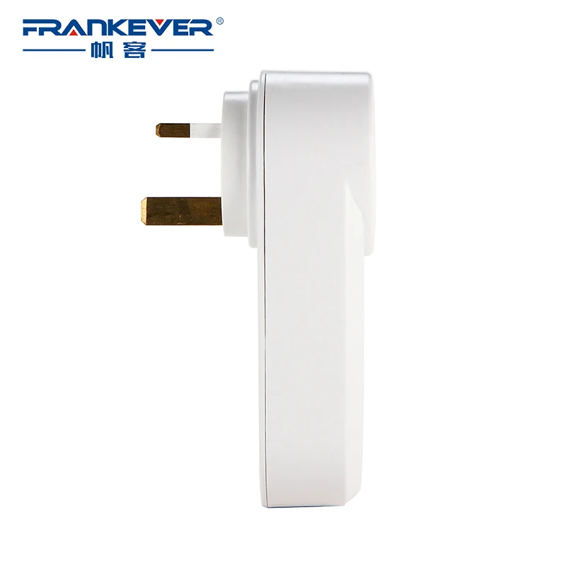 Умная вилка FrankEver UK с двумя портами USB 10A Домашняя автоматизация Wifi розетка
