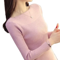 ohclothing 2021 new fashion spring autumn sweater slim long sleeve sexy tight bottoming knitted pullovers elegant women sweaters
