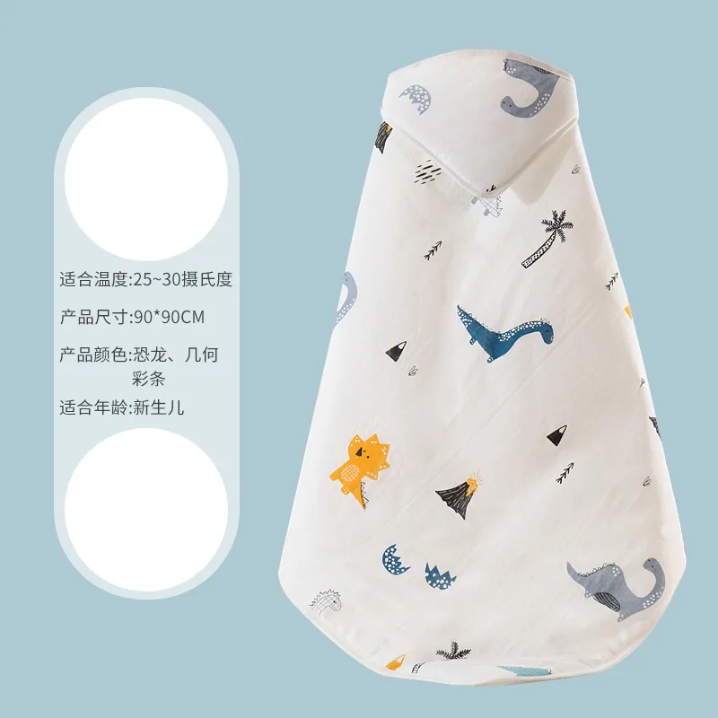 Летнее одеяло s Swaddling хлопковое термобелье для новорожденных детская коляска