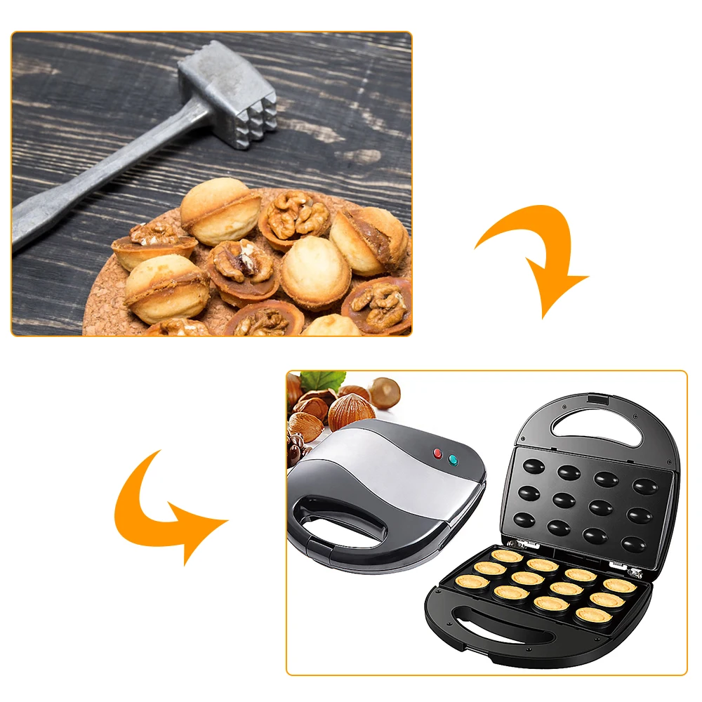 

Электрическая машина для изготовления орехов, грецкого ореха, автоматический мини-тостер для вафель, хлеба, сэндвичей, для дома, кухни, для в...