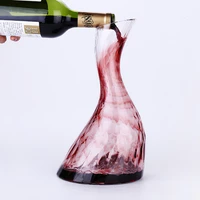 glass decanter transparent red wine european artificial intelligence design swan neck waterfall hip flask bar household items