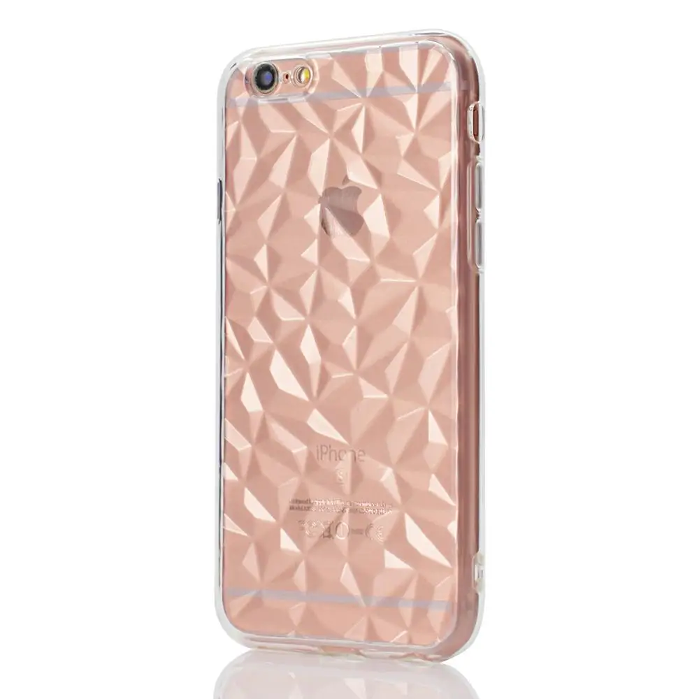Чехол для iPhone 11 Pro Max XR Xs 3D Алмазный прозрачный мягкий ТПУ защитный чехол 7 8 6 Plus |