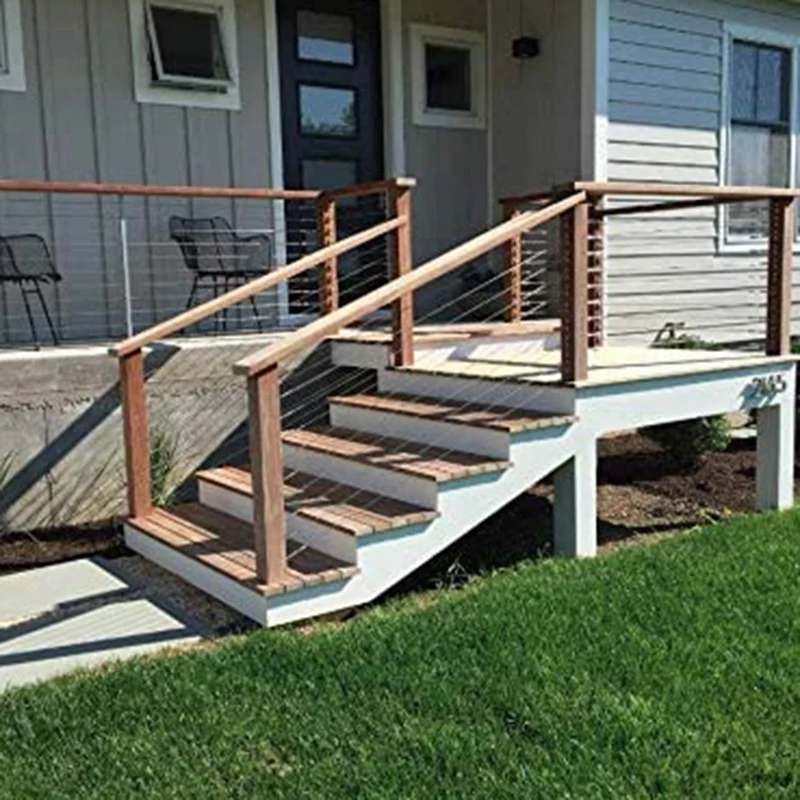 

10 Pairs Lag Screw Swage Turnbuckle Tensioner and Lag Screw Stud Fitting for 1/8inch Cable Deck Railing Kit Deck Hardware