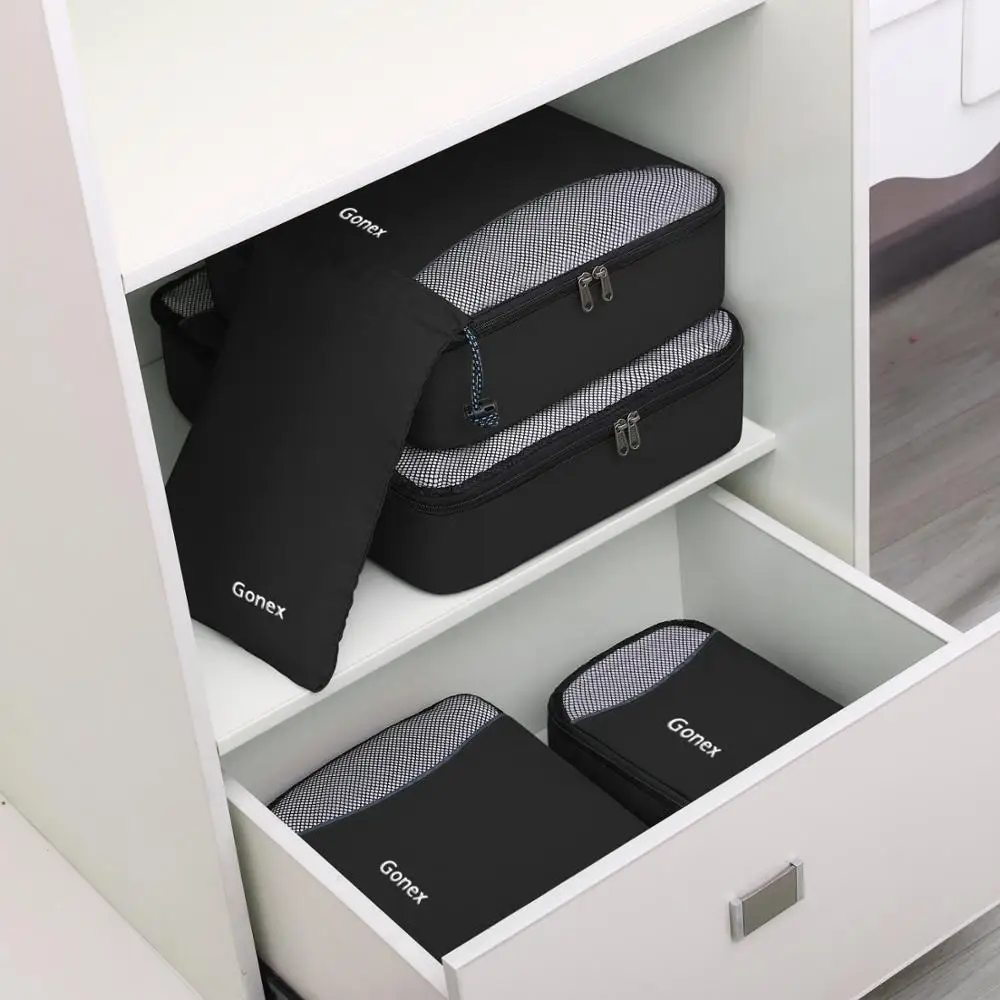 Набор упаковочных кубиков Gonex 5 универсальных ультралегких дорожных